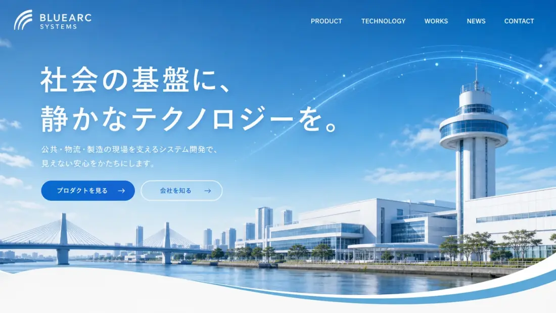 IT企業のコーポレートサイト改善 のビジュアル参考イメージ
